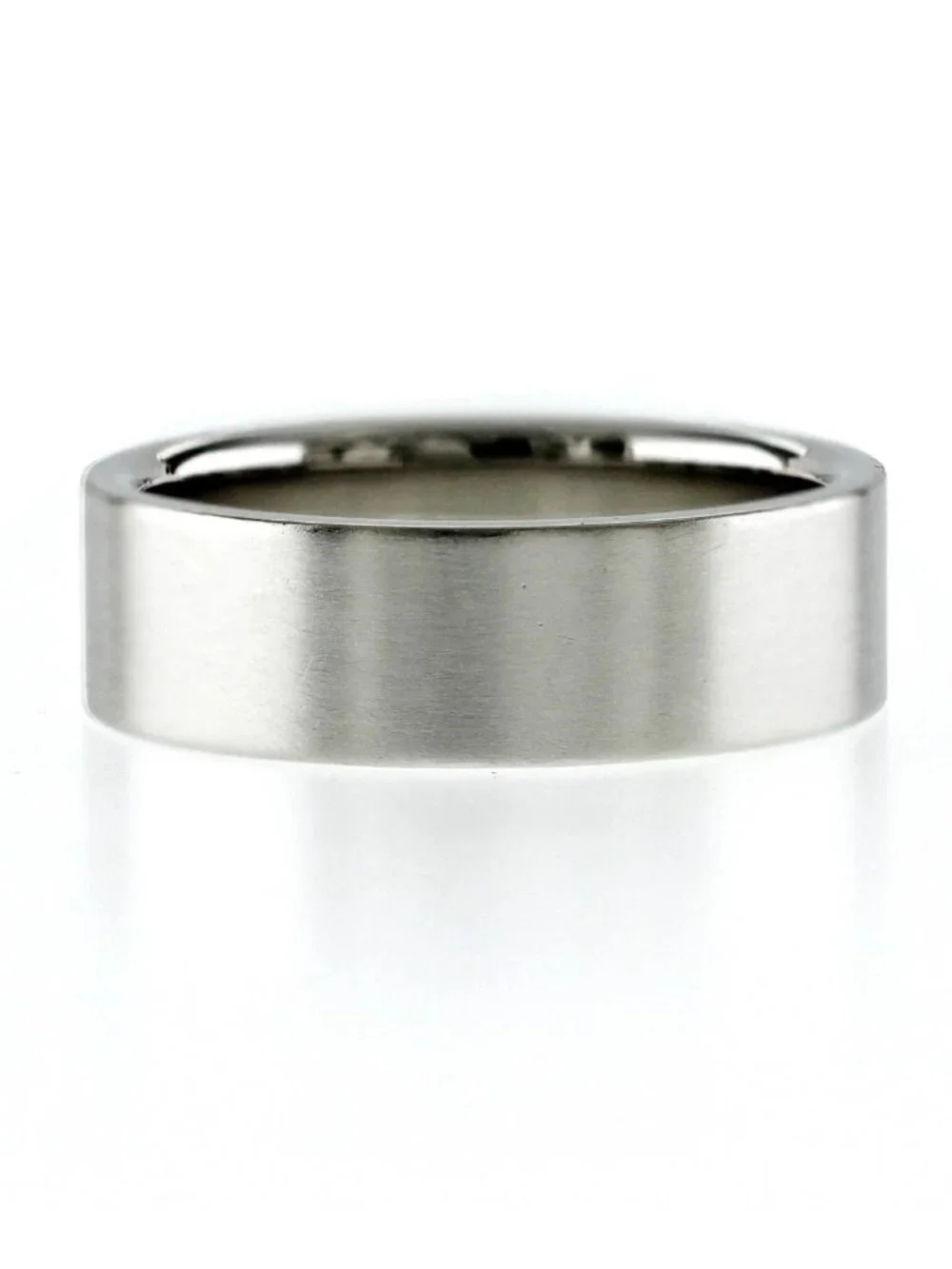 Au Tiffany & Co. 950 Platinum Flat 6 mm Wedding Band Ring Size 6.25